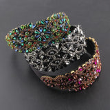 Colorful Crystal Headband Baroque Rhinestone Hairband