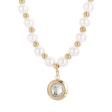Pearl Beads Choker Pendant Necklace for Women Wedding Jewelry