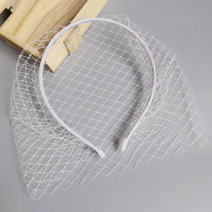 Birdcage Veil Headband for Brides Wedding Headwear
