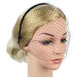 Birdcage Veil Headband for Brides Wedding Headwear