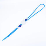Tassel Rubber Necklace Punk Silver Metal Wooden Beads Pendant Necklace