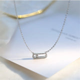 Boho Lab Diamond Pendant 925 Sterling Silver Charm Party Wedding Necklaces
