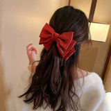 Bowknot Tassel Hairpin Summer Style Spring Scallop