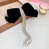 Bowknot Tassel Hairpin Summer Style Spring Scallop