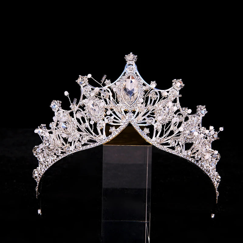 Crystal Bridal Crown Headband Wedding Hair Accessories