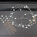 Bridal Hair Vine Beads Women Headband Wedding Hair Jewelry