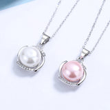 Charm Pearl Pendant Necklace for Women Wedding Jewelry