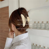 Khaki Geometric Acrylic Hair Clip for Women Girls Barrette Hair Claw