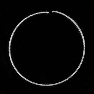 Crystal Rhinestone Choker Necklace Women Jewelry