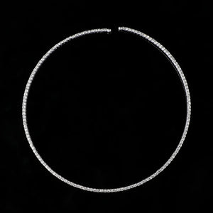 Crystal Rhinestone Choker Necklace Women Jewelry