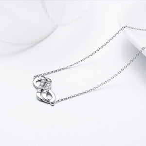 Choker Necklace Sterling Silver Pendant Women 925 Pendants
