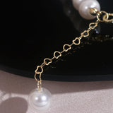 Classic Pearl Chain Choker Necklace For Women Girls Wedding Jewelry