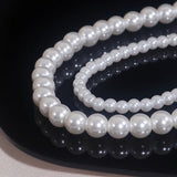 Classic Pearl Chain Choker Necklace For Women Girls Wedding Jewelry