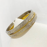Classic Crystal Cuff Bangles Bracelets For Women Opening Bangles