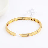 Classic Crystal Cuff Bangle Bracelet Wedding Jewelry Accessories