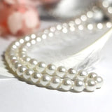 Pearl Necklace 925 Silver Chain for Women