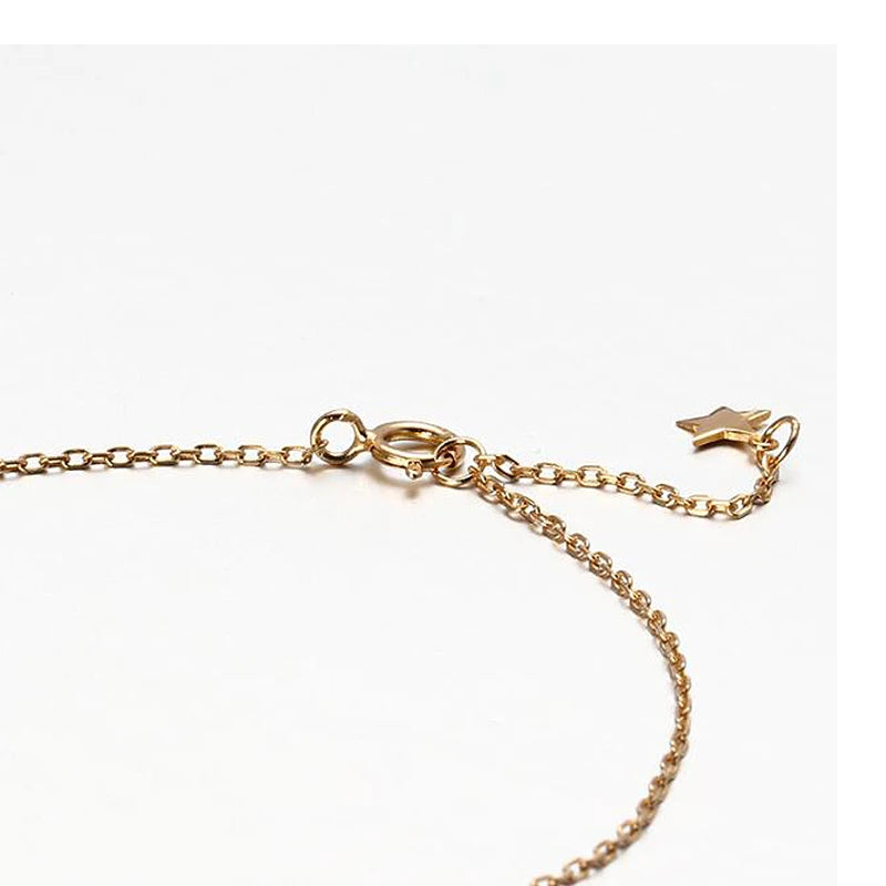 Colorful CZ Slim 14K 925 Silver Bracelet Wedding Jewelry