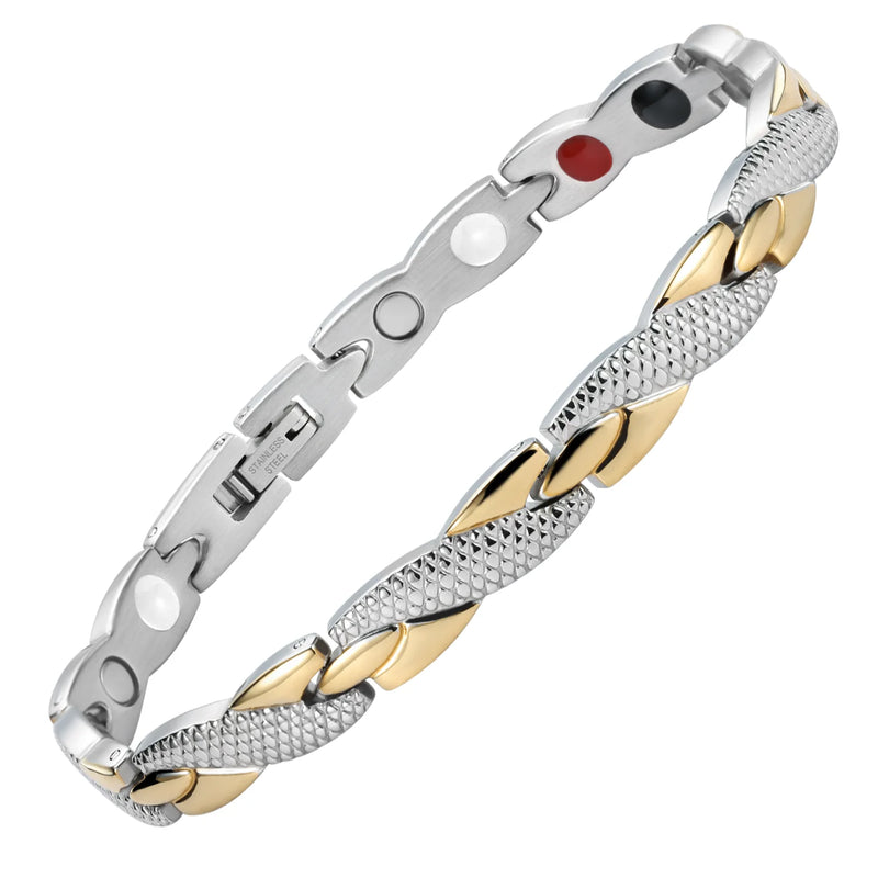His & Hers Distance Bracelets for Women 4 in 1 Bio Elements Bangles