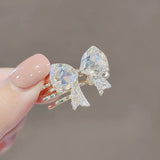 Crystal Flower Hairpin Bangs Clip Hair Accessory