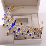 Crystal Princess Queen Crowns Wedding Hair Accessories Bride Crown Tiara