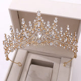 Crystal Princess Queen Crowns Wedding Hair Accessories Bride Crown Tiara