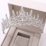 Crystal Princess Queen Crowns Wedding Hair Accessories Bride Crown Tiara