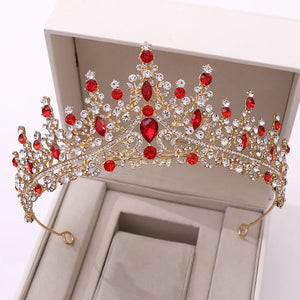 Crystal Princess Queen Crowns Wedding Hair Accessories Bride Crown Tiara