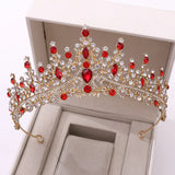 Crystal Princess Queen Crowns Wedding Hair Accessories Bride Crown Tiara