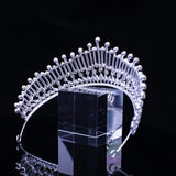 Crystal Queen Crown Wedding Headwear Bridal Jewelry Women's Birthday Party Crown