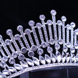 Crystal Queen Crown Wedding Headwear Bridal Jewelry Women's Birthday Party Crown