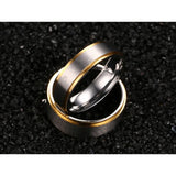 Custom Couple Rings 6mm/8mm Wedding Bands Stainless Steel Gift