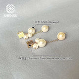 Elegant Shell Pearl Earrings