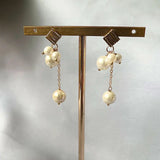 Elegant Shell Pearl Earrings