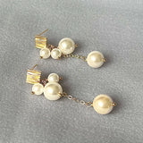 Elegant Shell Pearl Earrings