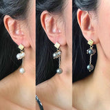 Elegant Shell Pearl Earrings