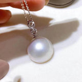 Solid Silver Pendant Base for Women DIY Jewelry