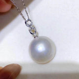 Solid Silver Pendant Base for Women DIY Jewelry