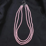 Dubai Jewelry Simulated Pearl Bridal Layered Necklace