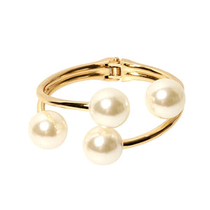 Exaggeration Double Layer Bead Bracelet for Women