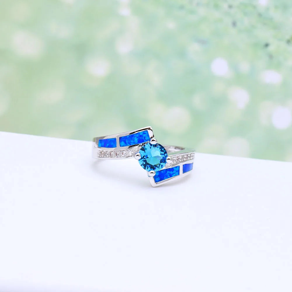 Vintage Opal Ring Gold Jewelry for Women