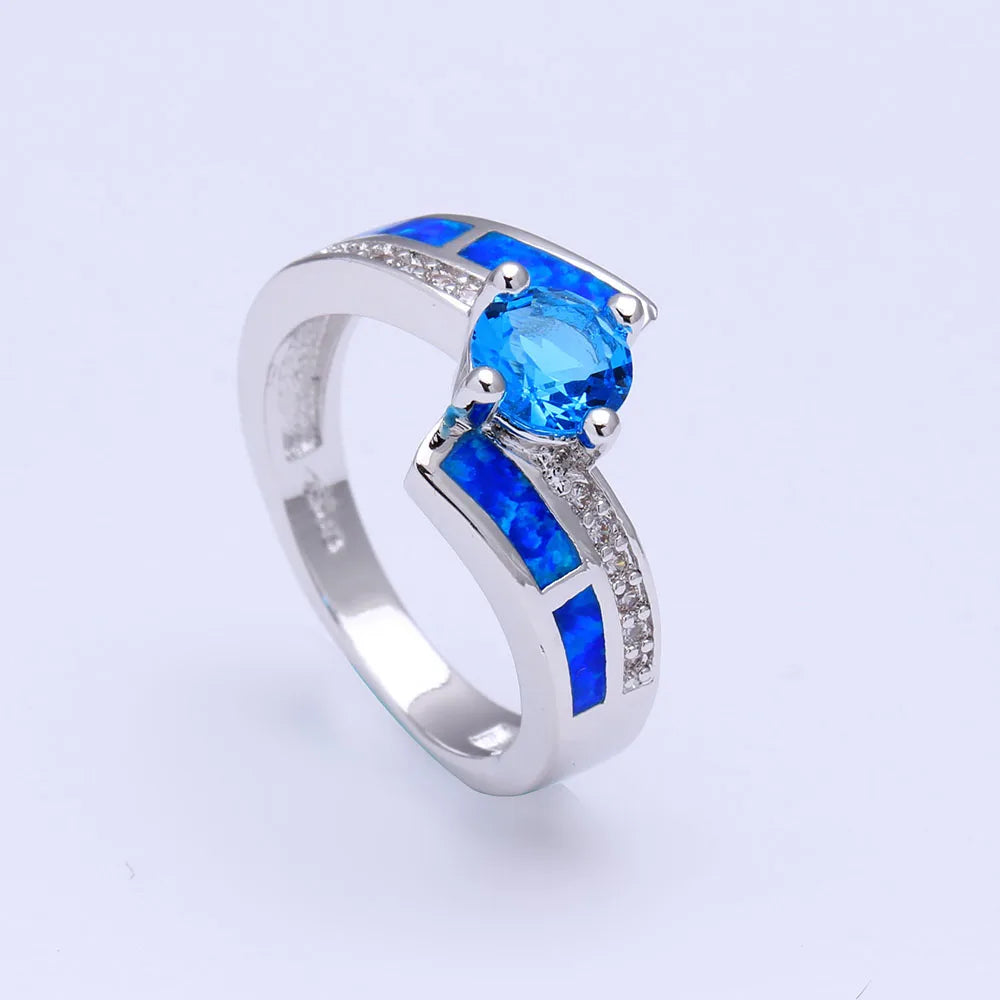 Vintage Opal Ring Gold Jewelry for Women