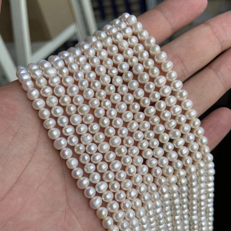5mm Freshwater Pearl Beads for Women's Jewelry Making