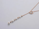 Sexy Tassel Pendant Pearl Necklace Female Jewelry