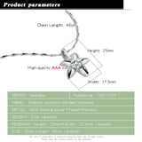 925 Silver Necklace Starry Zircon Pendant Silver Clavicle Chain
