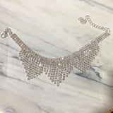 Feminine Party Temperament Crystal Tassel Foot Jewelry
