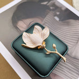 Flower Brooches Enamel Alloy Pins Women's Accessories
