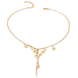 Long Flower Necklace for Women Sexy Sweet Pendant Niche Feeling Fresh