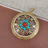 Flower Oval Round Love Heart Photo Locket Charm Pendants Jewelry Making
