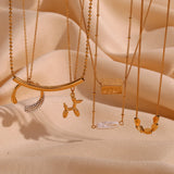 Pearl Puppy Smiley Face Necklace for Women