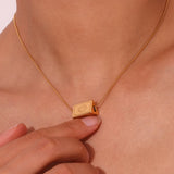 Pearl Puppy Smiley Face Necklace for Women
